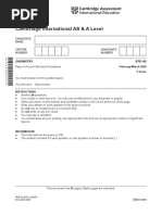 Cambridge International AS & A Level: CHEMISTRY 9701/42