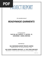 Project Report - Garments