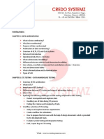 ETL Testing Training: Training Topics: Chapter 1: Data Warehousing