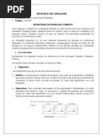 Decision # 1 Del Simulador - Estrategias