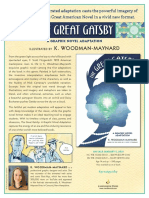 The Great Gatsby: A Graphic Novel Adaptation by K. Woodman-Maynard Press Release