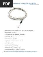 Reprap Hotend Thermistor NTC 3950 100K PDF