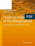 Financial Inclusion of The Marginalised: Sharit K. Bhowmik Debdulal Saha