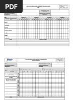 F15a-Pc11 Registro de Limpieza y Desinfección