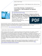 To Cite This Article: Jonathan E. Walker MD & Charles A. Norman PHD (2006) The Neurophysiology of Dyslexia: A Selective