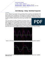 The Basics of Anti-Aliasing - Using Switched-Capacitor Filters (Maxim Integrated Tutorials-Switched Cap)