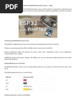 ESP32 With BMP180 Barometric Sensor - Guide