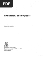 House, E.R. Evaluación, Ética y Poder. Cap 1