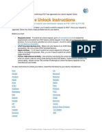 AT&T Device Unlock Instructions