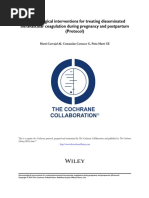 Haematological Interventions For Treating Disseminated Intravascular Coagulation During Pregnancy and Postpartum (Protocol)