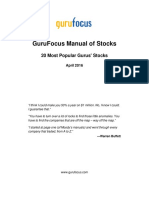 Gurufocus Manual of Stocks: 20 Most Popular Gurus' Stocks