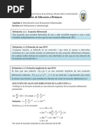 Ecuaciones Diferenciales (Ejercicios 1.1)