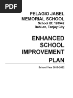 Pelagio Jabel Memorial School: Enhanced School Improvement Plan