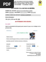 Español 2do. Grado Secciones A, B, C, D, e y F PDF