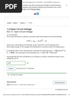 1.3 Open-Circuit Voltage - Exam 1 - Recap Week 1, 2 and 3 - ET3034x Courseware - Edx