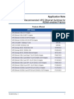 Recommended HPE Ethernet Switches For RDMA-enabled Fabrics: Application Note