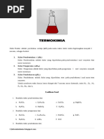 Rangkuman Termokimia Kelas 11