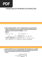 Problemas de Patrones de Difracción