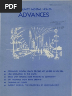 Community Mental Health Advances US GOV 1964