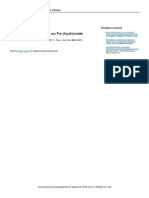 Adsorption of Arsenate On Fe-Hydroxide