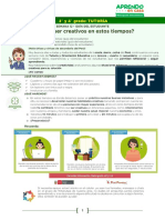 TUTORÍA 3° y 4° - Cómo Ser Creativos en Estos Tiempos (1) - Convertido MODIFICADO