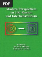 Modern Perspectives On J.R. Kantor and Interbehaviorism