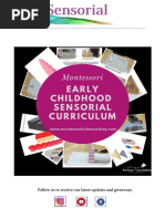 Montessori Early Childhood Sensorial Curriculum - White Background PDF