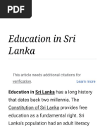 Education in Sri Lanka - Wikipedia