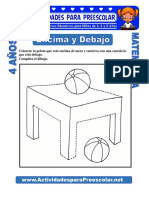 Encima y Debajo para Niños de 4 Años PDF