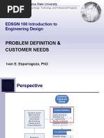 Problem Definition Customer Needs