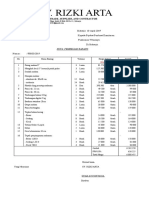 Nota Alat Dapur