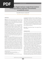 Non Pharmacological and Non Surgical Interventions To Manage Patients With Knee Osteoarthritis An Umbrella Review File