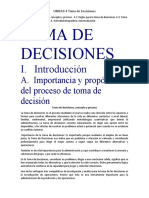 UNIDAD 4 Toma de Decisiones I.I.