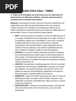 Caso Coca Cola - Tarea Resuelta