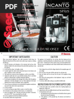 For Household Use Only: SP Resso Tec