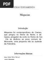 Livro de Miqueias