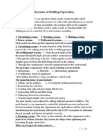 Systems of Drilling Operation