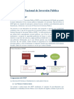 Sistema Nacional de Inversión Pública