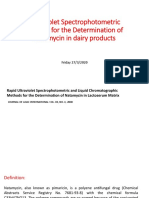 Determination of Natamycin1