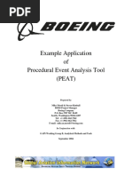 Example Application of Procedural Event Analysis Tool (PEAT)