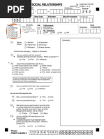 Family/Social Relationships: Protocol Number