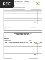 Formulario Autorizacion Horas Extras