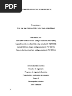 Estimación de Costos de Un Proyecto