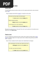 Active and Passive Voice