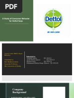 A Study of Consumer Behavior For Dettol Soap