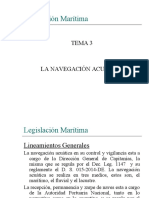 Tema 3 - La Navegación Acuática