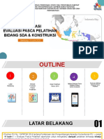 Sosialisasi Evaluasi Pasca Pelatihan Bidang SDA Dan Konstruksi 15 Juni 2020