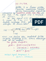 Matched Filter Demodulator