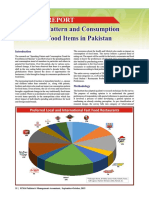 Spending Pattern and Consumption Trend For Food Items in Pakistan