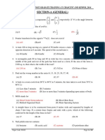 Section-A (General) : Entrance Test For Post Gradate Training at Chascent and Kinpoe, 2014